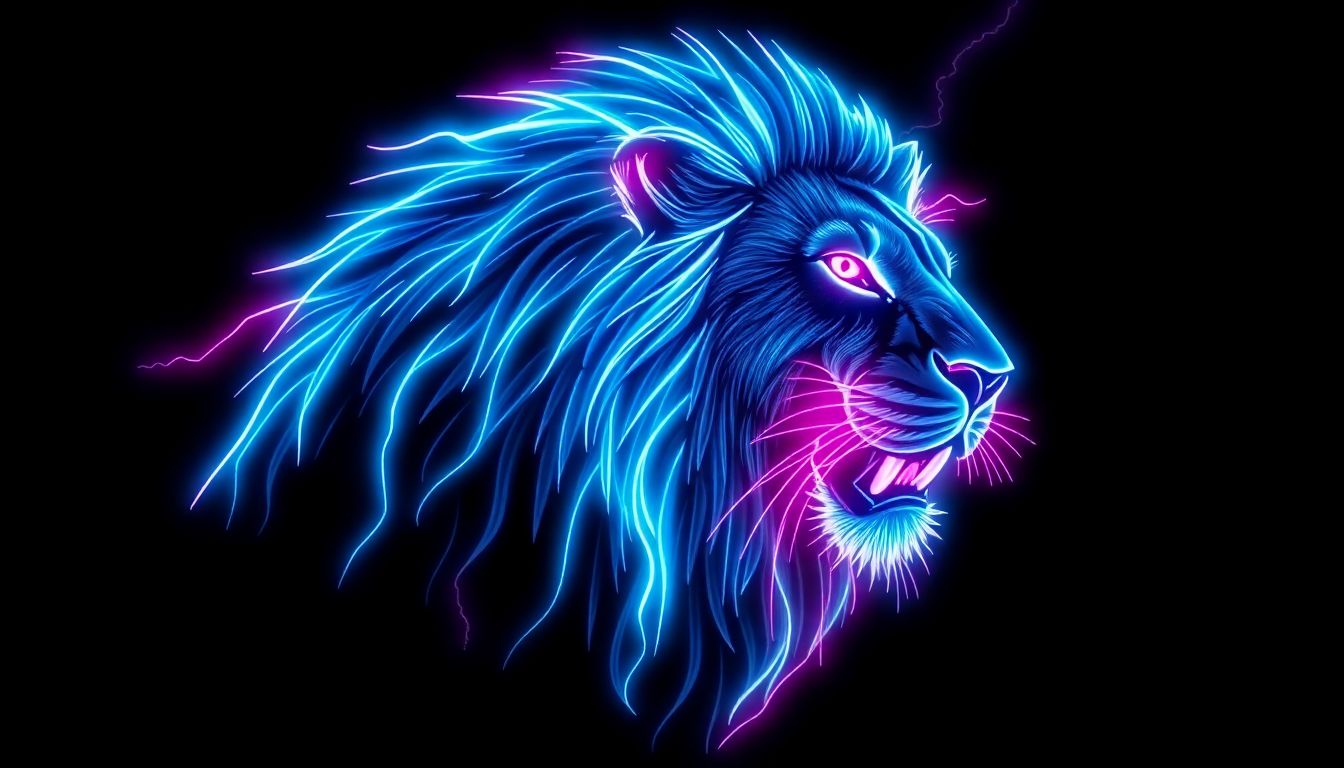 Neon Lion